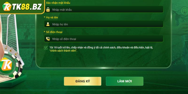 Đăng Ký TK88 - Hướng Dẫn Chi Tiết Cho Người Chơi Mới 1 Độ tuổi tối thiểu