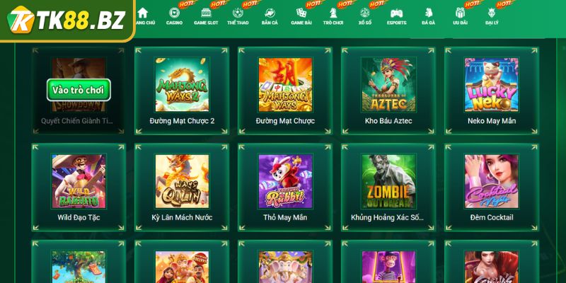 Đăng Nhập TK88 - Hướng Dẫn, Lợi Ích Và Cách Khắc Phục Sự Cố 1 Truy cập kho game đa dạng