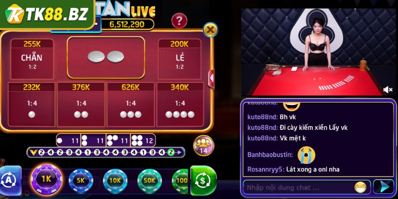 Dream Gaming TK88 - Trải Nghiệm Casino Trực Tuyến Đỉnh Cao 2 Thử sức cùng Fantan