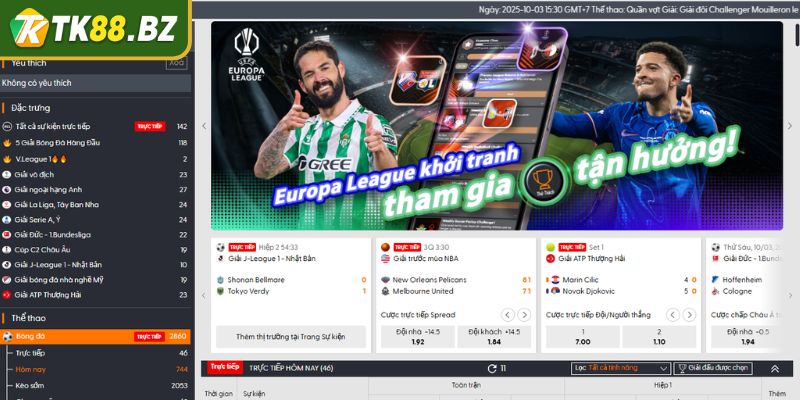K Sports TK88 - Trải Nghiệm Cá Cược Thể Thao Đỉnh Cao 2 Hỗ trợ trên đa nền tảng