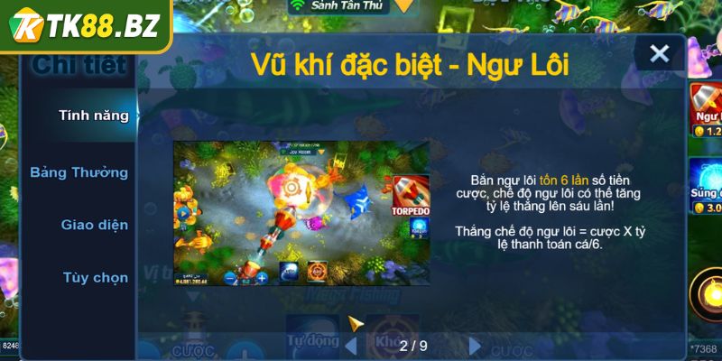 Mega Fishing TK88 – Trải Nghiệm Bắn Cá Hiện Đại Với Phần Thưởng Khủng 2 Súng Plasma nhiệt hạch