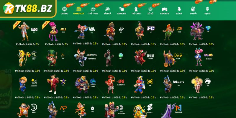 Nổ Hũ CQ9 TK88 – Kho Game Jackpot Cực Khủng Thắng Bất Ngờ 1 Giới thiệu về sảnh chơi nổ hũ CQ9 TK88