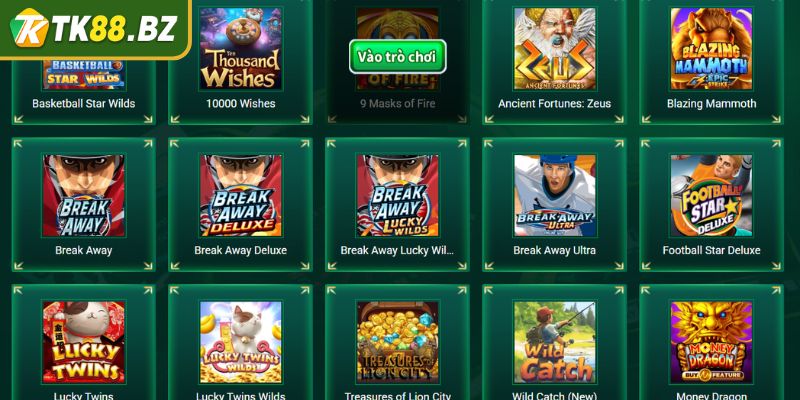 Nổ Hũ Microgaming TK88 – Đỉnh Cao Công Nghệ Chuẩn Quốc Tế 3 Điểm qua những siêu phẩm giải trí được yêu thích
