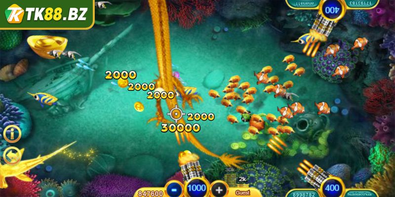 Tỷ Phú Đại Dương TK88 - Game Bắn Cá Đỉnh Cao Cho Ngư Thủ 2 Phòng Sự Kiện hấp dẫn
